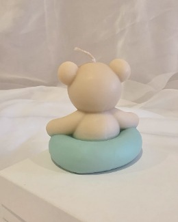 The Floatie Bear Candle