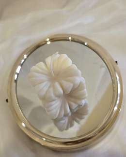 Vela sculptural twisted art geometrica vista superior en Uruguay