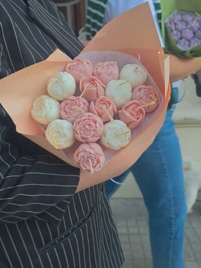 Ramo Florecer 13 velas de soja aromaticas personalizadas regalo mama Uruguay